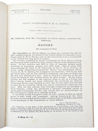 Senate Miscellaneous Reports 55th Congress., 2d Session. (Numbers 1172-1416)