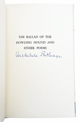 The Ballad of the Howling Hound and Other Poems (SIGNED FIRST EDITION)