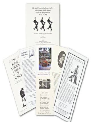 Item #081219 Archibald Rutledge ephemera
