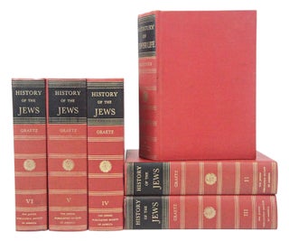 Item #081583 History of the Jews (5 of 6 Volumes) & A Century of Jewish Life (Supplement)....