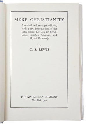 Mere Christianity (First American Edition)