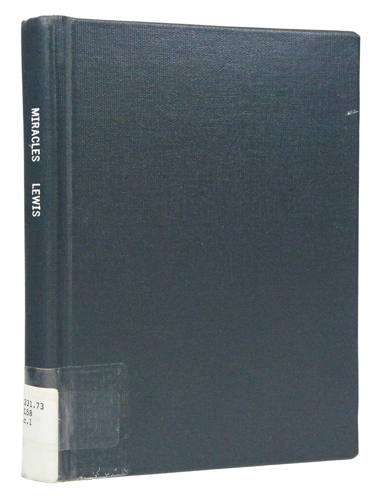 Item #081756 Miracles (First American Edition). C. S. Lewis.
