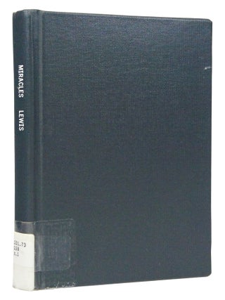 Item #081756 Miracles (First American Edition). C. S. Lewis