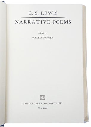 Narrative Poems (First American Edition)
