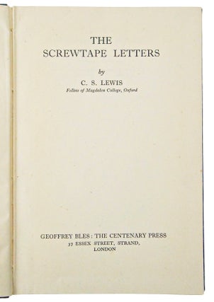 The Screwtape Letters (Second Printing)