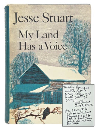 Item #081849 My Land Has A Voice (Inscribed). Jesse Stuart
