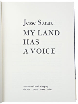 My Land Has A Voice (Inscribed)